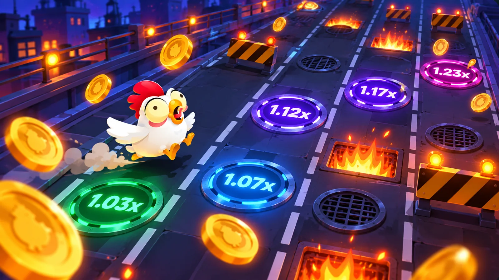 How a Chicken Road round works